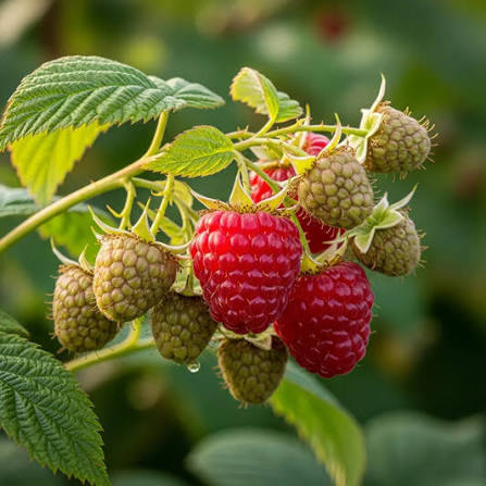 Red Raspberry Seeds for growing Rubus idaeus sweet red berry fruit plants